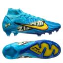 Nike Men's Zoom Mercurial Superfly 9 Elite KM FG Firm-Ground Soccer Cleats in Blue, Size: 5.5 | DO9342-400