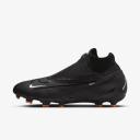 Nike Phantom GX Pro Dynamic Fit FG Firm Ground Soccer Cleats Black/White/Gray/Orange - Size 4