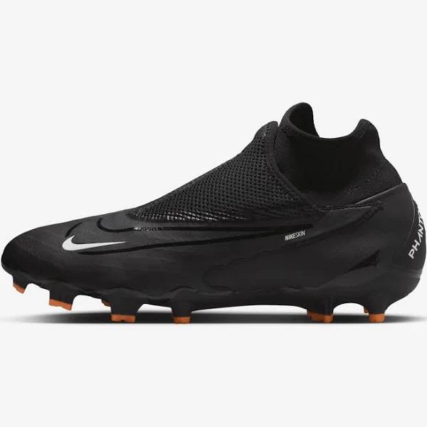 Nike Phantom GX Pro Dynamic Fit FG Firm Ground Soccer Cleats Black/White/Gray/Orange - Size 6