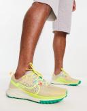 Nike React Pegasus Trail 4 Men's Trail Running Shoes - Team GOLD/VOLT/BALTIC BLUE/STADIUM Green - 12.5 | INTERSPORT