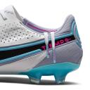 Nike Tiempo Legend 9 Elite FG Firm Ground Soccer Cleat White/Black/Blue/Pink - Size 4.5