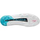Nike Tiempo Legend 9 Elite FG Firm Ground Soccer Cleat White/Black/Blue/Pink - Size 4.5