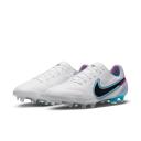 Nike Tiempo Legend 9 Elite FG Firm Ground Soccer Cleat White/Black/Blue/Pink - Size 4.5
