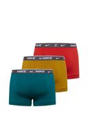 Nike Trunk Boxer Shorts Mustard Yellow Red Green Turquoise (3 Units) - S