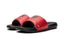 Nike Victori One Slide Print Paint Splatter Shoes - Size 12 - 600 University red/white/black/bla