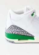 Nike | Women's Air Jordan 3 Retro 'Lucky Green' Sneakers White/varsity Red-Lucky Green / 6