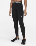Nike Women's Pro Mid-Rise Mesh-paneled Leggings Black