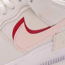Nike Womens Air Force 1 Shadow Casual Basketball Shoes - Phantom/Echo Pink/Red, Size 8.5M