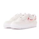 Nike Womens Air Force 1 Shadow Casual Basketball Shoes - Phantom/Echo Pink/Red, Size 8.5M
