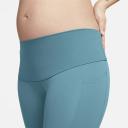 Nike Zenvy (M) Women's Gentle-Support High-Waisted 7/8 Leggings with Pockets (Maternity) - Blue