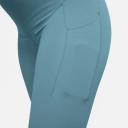 Nike Zenvy (M) Women's Gentle-Support High-Waisted 7/8 Leggings with Pockets (Maternity) - Blue