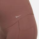 Nike Zenvy (M) Women's Gentle-Support High-Waisted 7/8 Leggings with Pockets (Maternity) - Brown