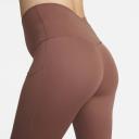 Nike Zenvy (M) Women's Gentle-Support High-Waisted 7/8 Leggings with Pockets (Maternity) - Brown