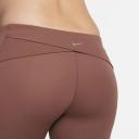 Nike Zenvy (M) Women's Gentle-Support High-Waisted 7/8 Leggings with Pockets (Maternity) - Brown
