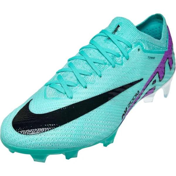 Nike Zoom Mercurial Vapor 15 Elite FG Firm Ground Soccer Cleat Hyper Turquoise/Fuchsia Dream/Black/White - Size 4