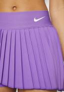 NikeCourt Dri-FIT Advantage Women's Pleated Tennis Skirt - Purple - 50% Recycled Polyester