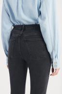 Nobody Denim | Kennedy Jean Petite Shadow Black Slim Fit | High Rise | Tapered Leg | Ankle Length | Organic Comfort Stretch Denim / 23 - AU Size 5