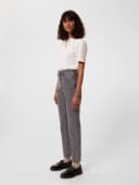 Nudie Jeans Breezy Britt Mountain Grey High Waist Regular Tapered Leg Women's Organic Jeans W33/L32 Sustainable Denim