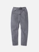 Nudie Jeans Breezy Britt Mountain Grey High Waist Regular Tapered Leg Women's Organic Jeans W33/L32 Sustainable Denim