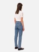 Nudie Jeans Breezy Britt Simply Blue High Waist Regular Tapered Fit Women's Organic Jeans W25/L32 Sustainable Denim
