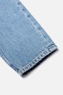 Nudie Jeans Breezy Britt Sunny Blue High Waist Regular Tapered Leg Women's Organic Jeans W25/L30 Sustainable Denim