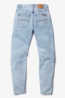 Nudie Jeans Breezy Britt Sunny Blue High Waist Regular Tapered Leg Women's Organic Jeans W25/L30 Sustainable Denim