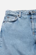 Nudie Jeans Breezy Britt Sunny Blue High Waist Regular Tapered Leg Women's Organic Jeans W31/L30 Sustainable Denim