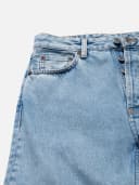 Nudie Jeans Breezy Britt Sunny Blue High Waist Regular Tapered Leg Women's Organic Jeans W32/L30 Sustainable Denim