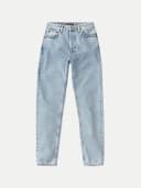 Nudie Jeans Breezy Britt Sunny Blue High Waist Regular Tapered Leg Women's Organic Jeans W34/L30 Sustainable Denim