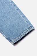 Nudie Jeans Breezy Britt Sunny Blue High Waist Regular Tapered Leg Women's Organic Jeans W34/L30 Sustainable Denim