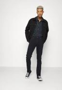 Nudie Jeans Grim Tim Black Skies Mid Waist Slim Leg Men's Organic Jeans W27/L30 Sustainable Denim