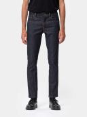 Nudie Jeans Grim Tim Dry True Navy Mid Waist Slim Leg Men's Organic Jeans W24/L30 Sustainable Denim