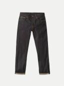 Nudie Jeans Gritty Jackson Worn Circle Mid Waist Regular Straight Leg Men's Organic Jeans W34/L34 Sustainable Denim
