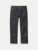 Nudie Jeans Gritty Jackson Worn Circle Mid Waist Regular Straight Leg Men's Organic Jeans W34/L34 Sustainable Denim