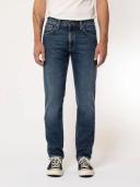 Nudie Jeans Gritty Jackson Worn Circle Mid Waist Regular Straight Leg Men's Organic Jeans W34/L34 Sustainable Denim