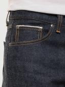 Nudie Jeans Rad Rufus Dry Emerald Selvage High Waist Regular Straight Leg Men's Organic Jeans W32/L32 Sustainable Denim