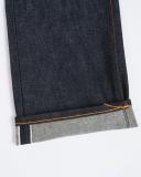 Nudie Jeans Rad Rufus Dry Emerald Selvage High Waist Regular Straight Leg Men's Organic Jeans W32/L32 Sustainable Denim