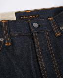 Nudie Jeans Rad Rufus Dry Emerald Selvage High Waist Regular Straight Leg Men's Organic Jeans W32/L32 Sustainable Denim