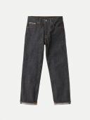 Nudie Jeans Rad Rufus Dry Emerald Selvage High Waist Regular Straight Leg Men's Organic Jeans W32/L32 Sustainable Denim