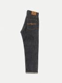 Nudie Jeans Rad Rufus Dry Emerald Selvage High Waist Regular Straight Leg Men's Organic Jeans W32/L32 Sustainable Denim
