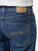 Nudie Jeans Rad Rufus Monday Blues High Waist Regular Straight Leg Men's Organic Jeans W26/L30 Sustainable Denim