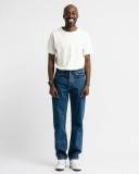Nudie Jeans Rad Rufus Monday Blues High Waist Regular Straight Leg Men's Organic Jeans W28/L32 Sustainable Denim