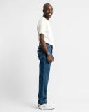 Nudie Jeans Rad Rufus Monday Blues High Waist Regular Straight Leg Men's Organic Jeans W28/L32 Sustainable Denim