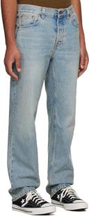 Nudie Jeans Rad Rufus Thrifted Gem High Waist Regular Straight Leg Men's Organic Jeans W31/L32 Sustainable Denim