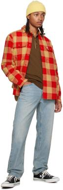 Nudie Jeans Rad Rufus Thrifted Gem High Waist Regular Straight Leg Men's Organic Jeans W31/L32 Sustainable Denim