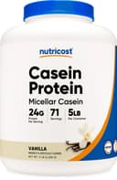 Nutricost Casein Protein Powder 5lb Vanilla - 100% Micellar Casein