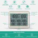ORIA Indoor Outdoor Thermometer With 3 Wireless Sensors, Digital Hygrometer Thermometer, Temperature Humidity Monitor Meter With LCD Backlight,