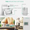 ORIA Indoor Outdoor Thermometer With 3 Wireless Sensors, Digital Hygrometer Thermometer, Temperature Humidity Monitor Meter With LCD Backlight,