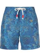 Orlebar Brown - All-Over Tropical-Print Swim Shorts - Men - Polyamide/Polyester/Spandex/Elastane - 32 - Blue