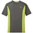 Outdoor Research Echo S/S Tee Green, Mens Short-sleeved T-Shirt, Size - Color Pewter - Chartreuse